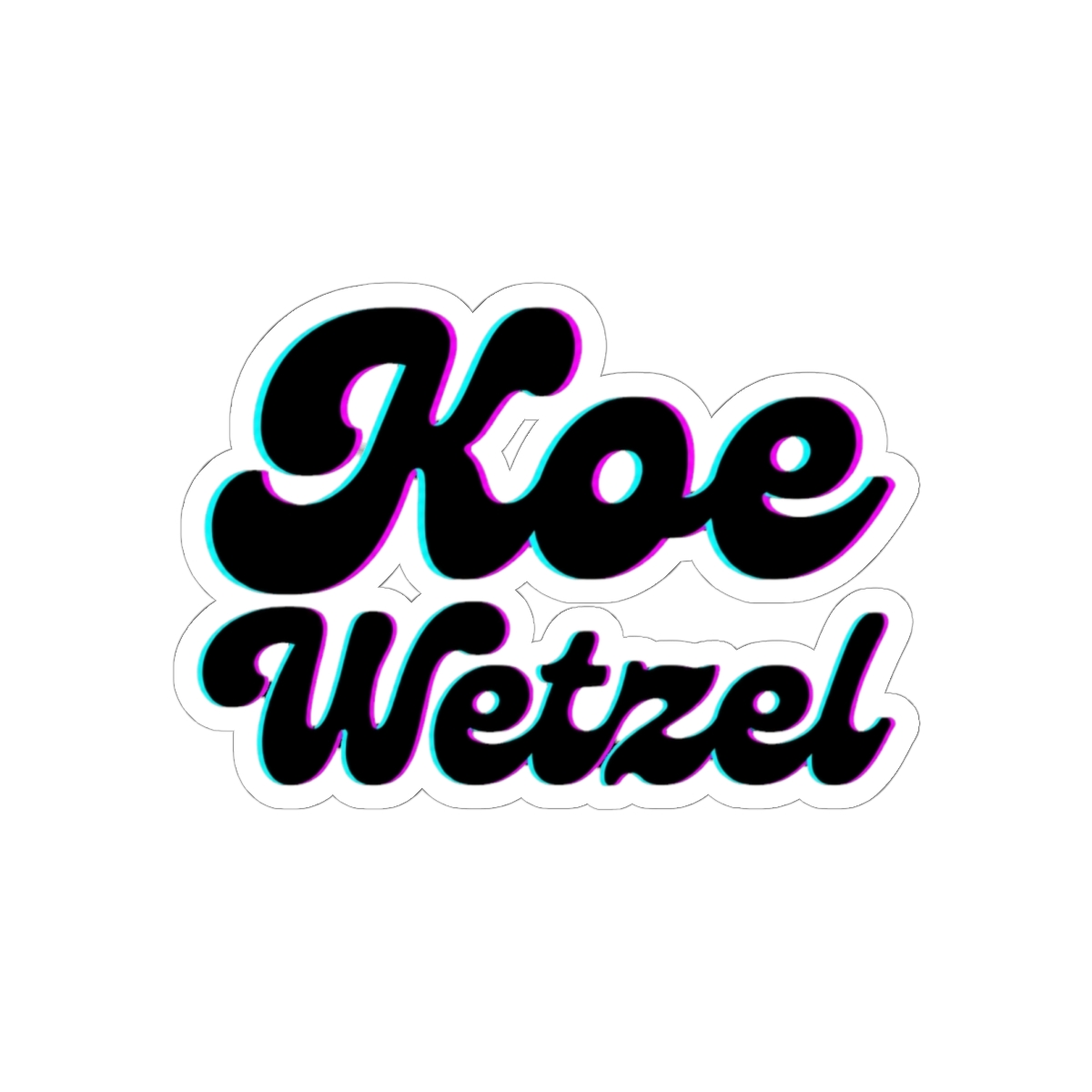 Koe Wetzel Neon Outline
